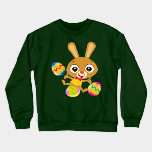 Easter bunny fun Crewneck Sweatshirt